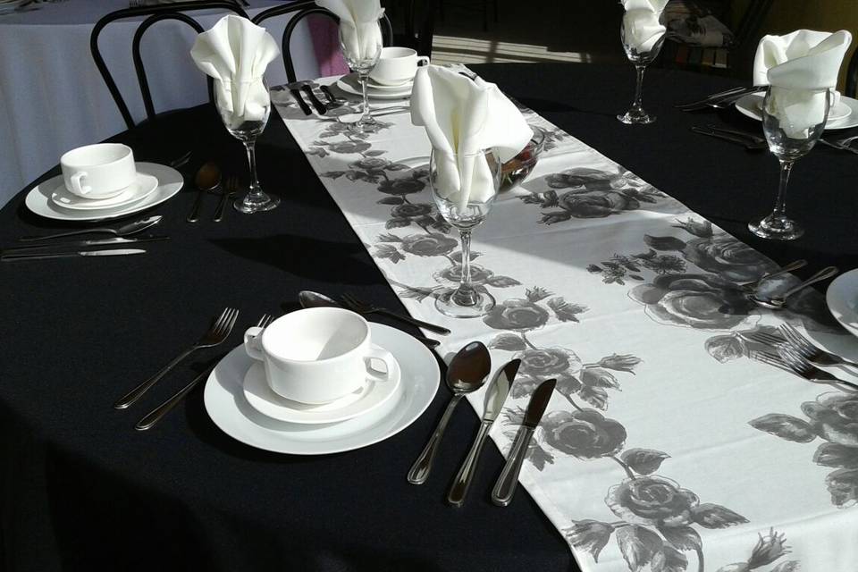 Aguza Eventos Vajilla, Decoración