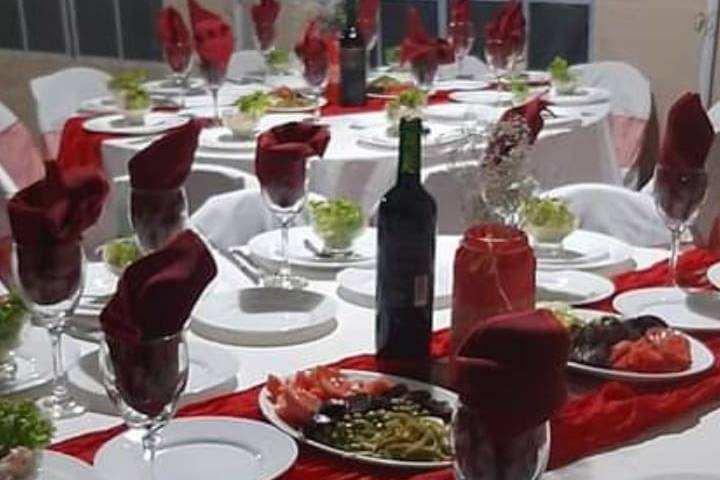 AMJ Eventos, Banquetería