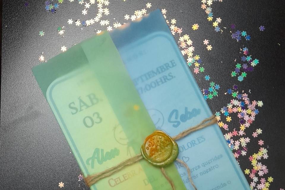 Amor de Papel, Invitaciones