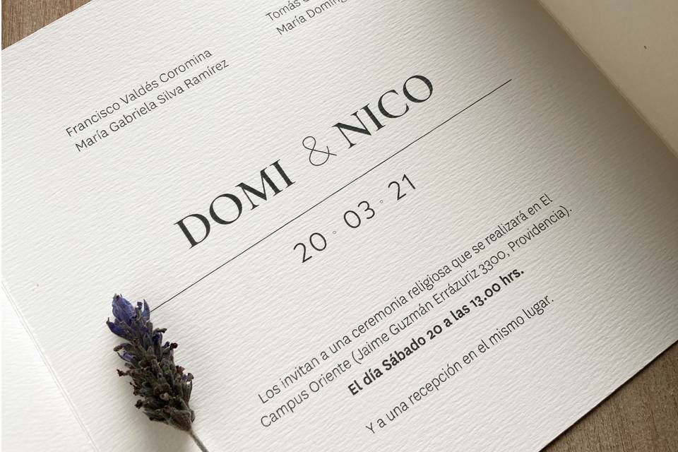 Anve Studio, Invitaciones