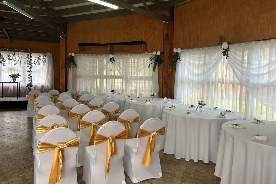 Arriendos Vajilla Valdivia, Decoración