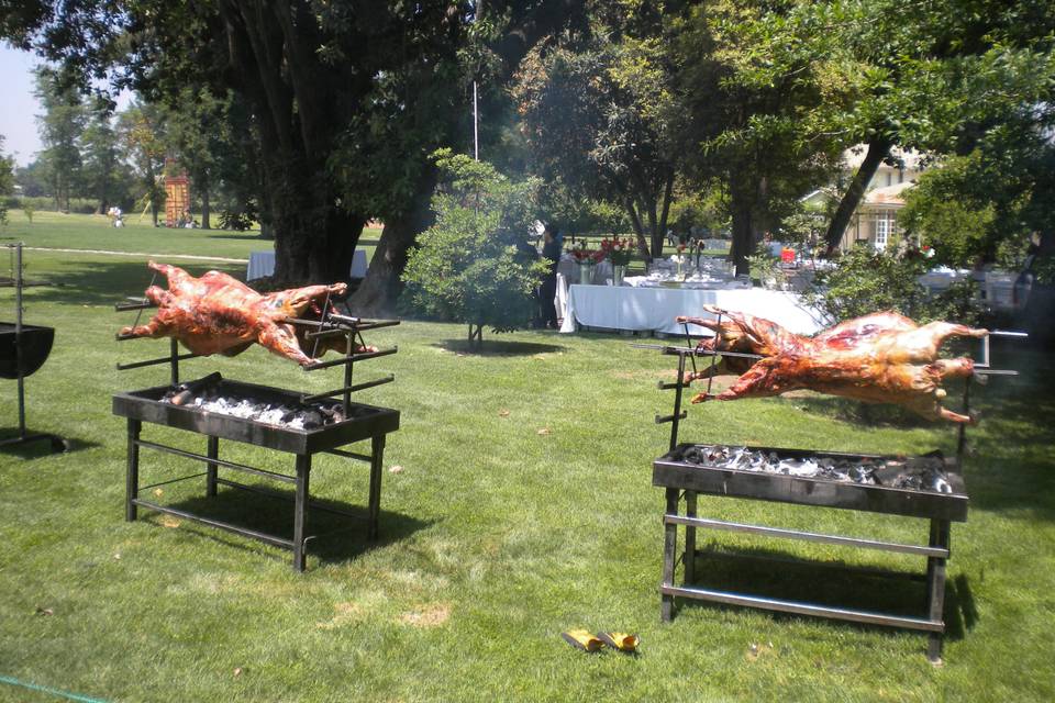 Asados al Palo, Banquetería