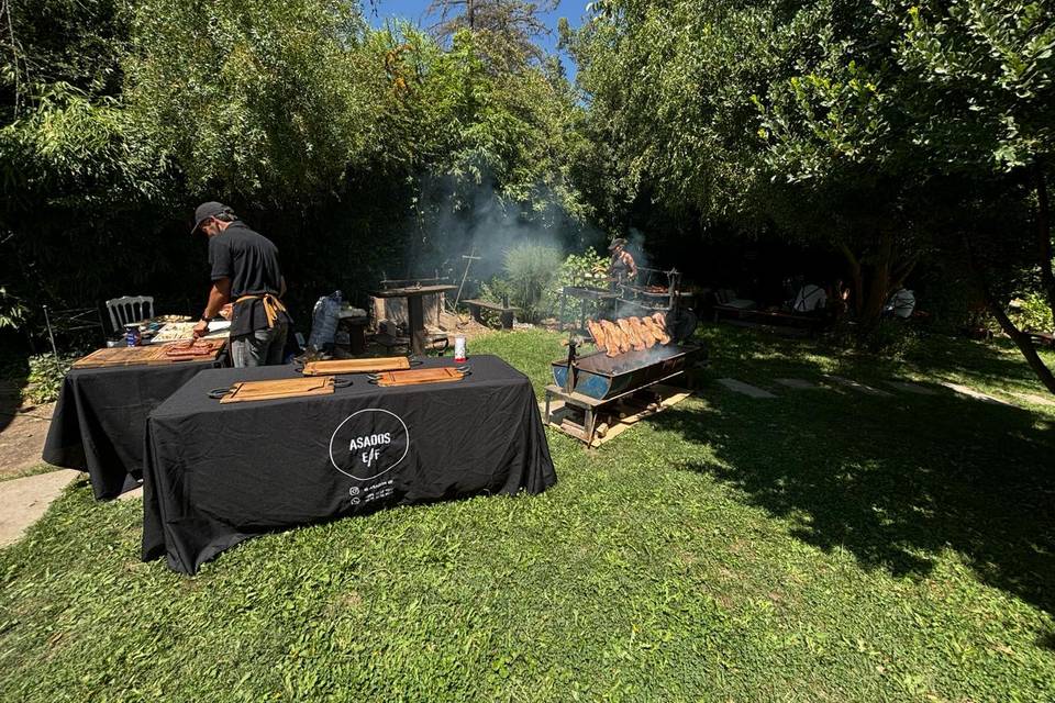 Asados EF, Banquetería