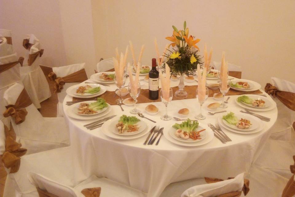 Bambalinas Eventos, Banquetería