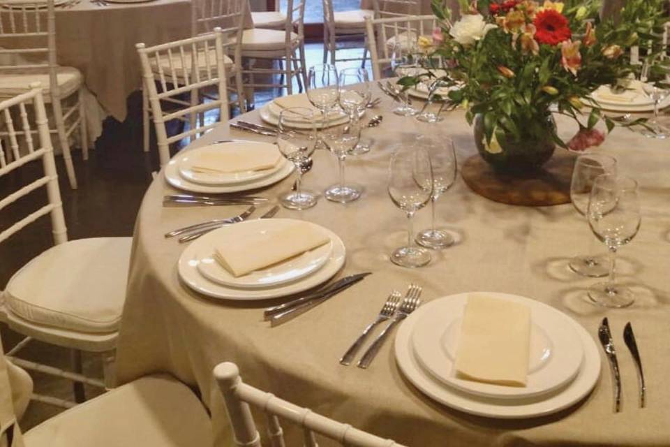 Banquetería Blue, Banquetería