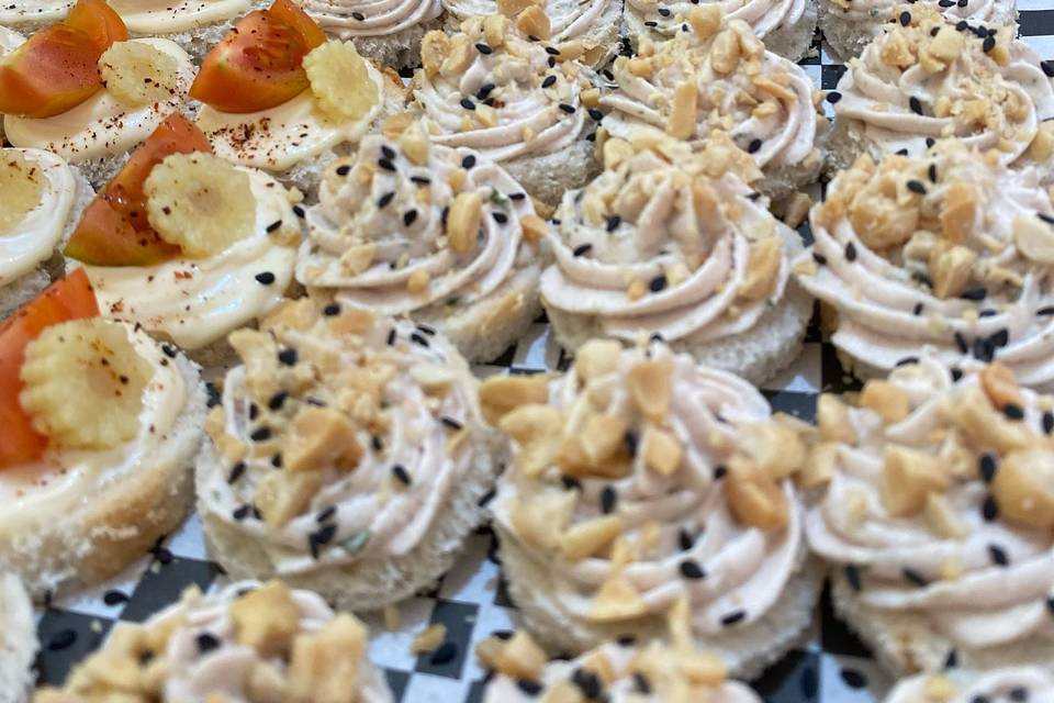 Canapés, Banquetería