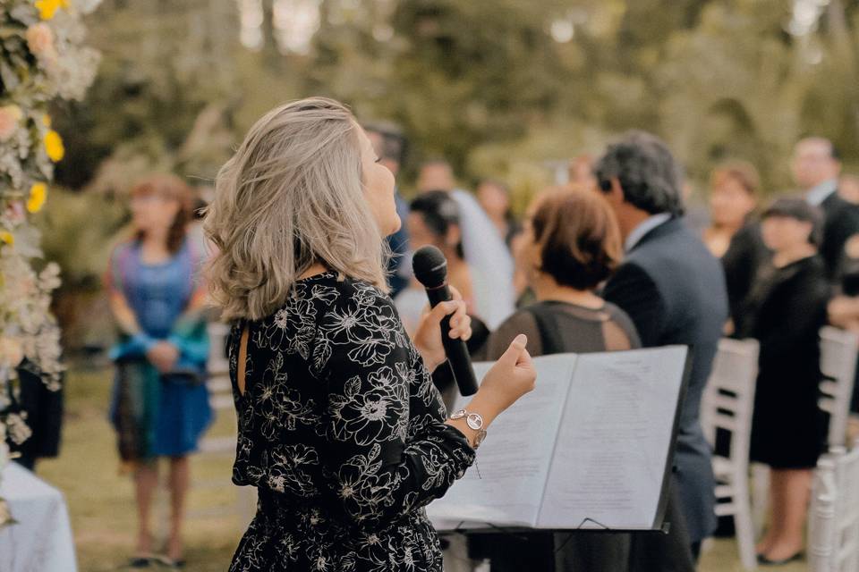 Cantante Francisca Blanc