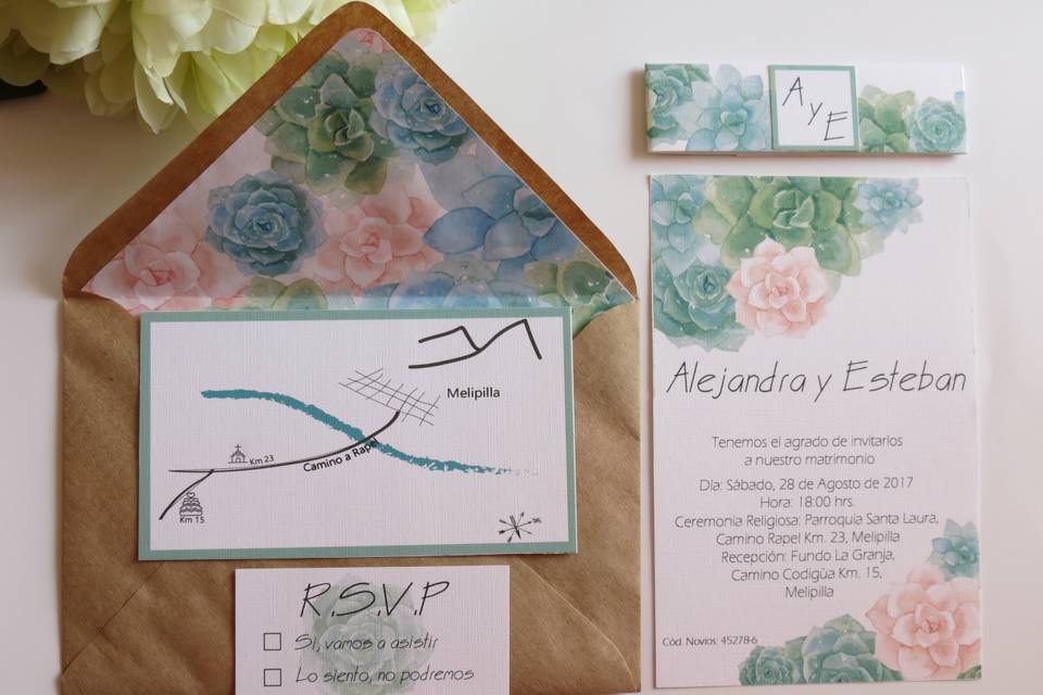Cuore Bianco, Invitaciones