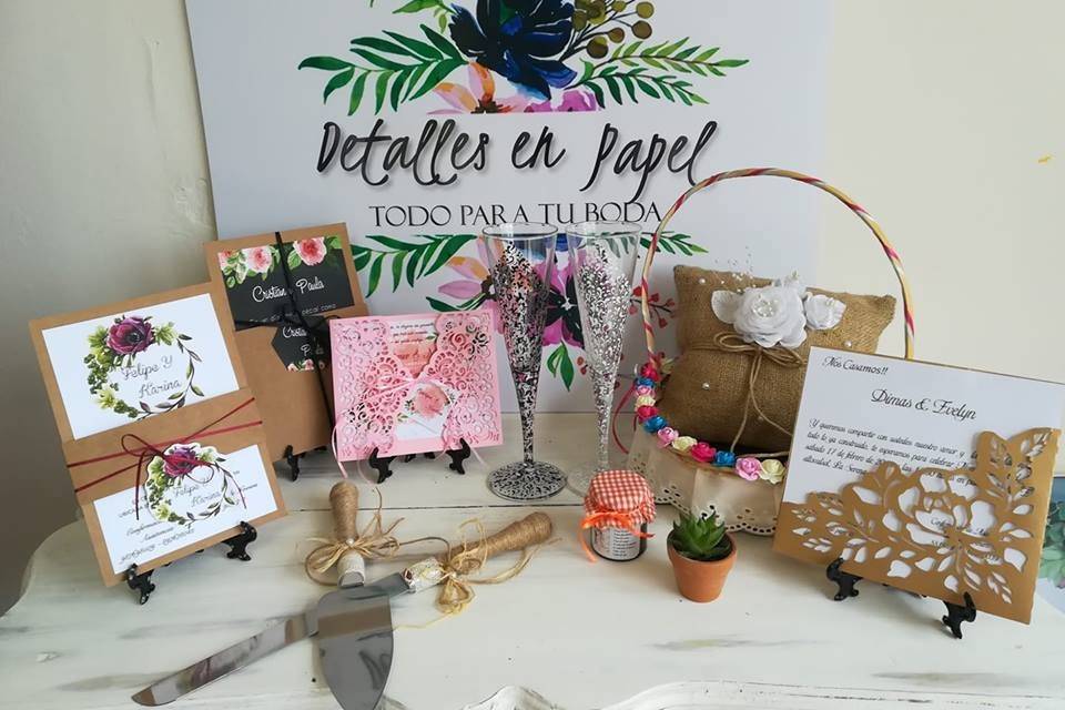 Detalles en Papel, Invitaciones
