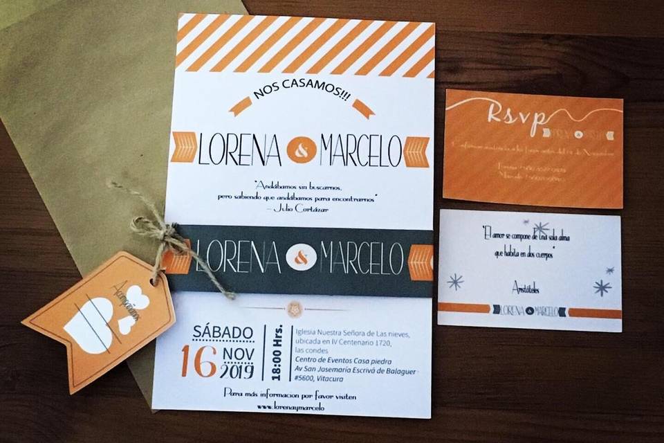 Diseños Galatea, Invitaciones