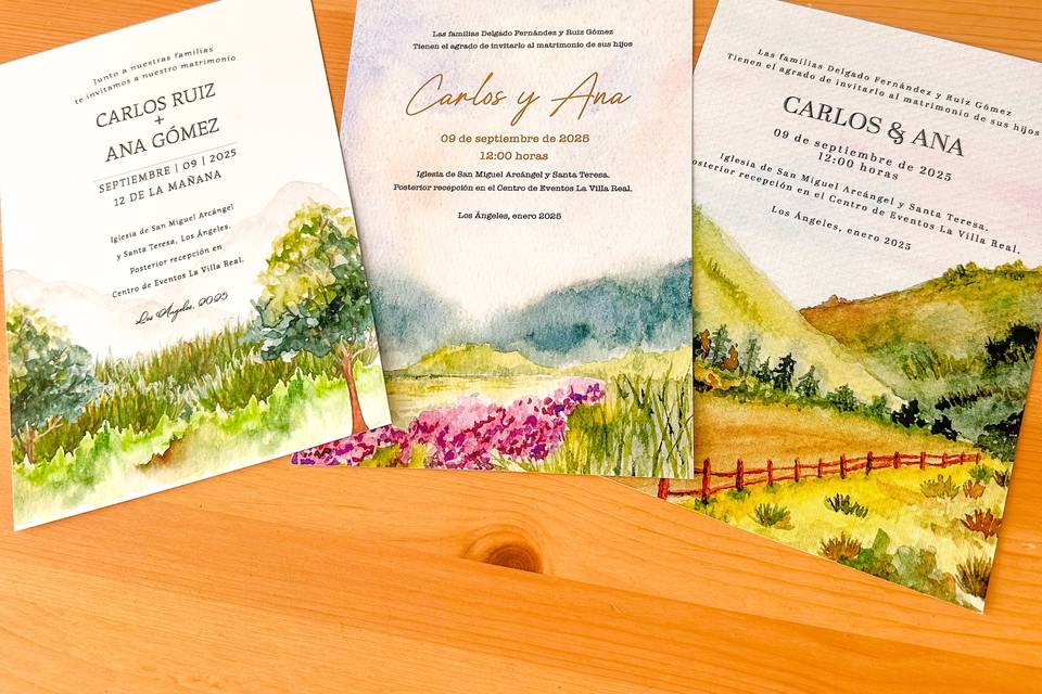 Durazno Tarjetería, Invitaciones