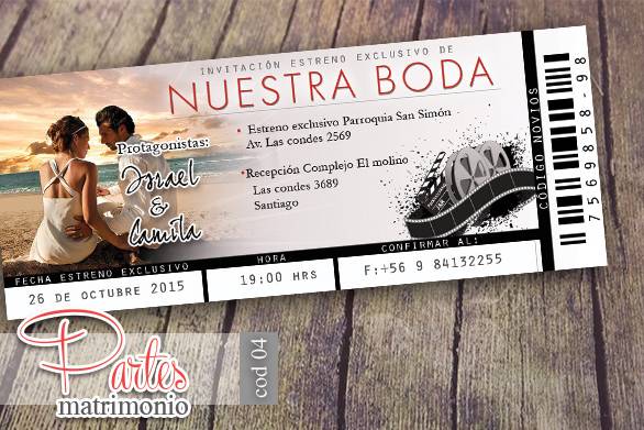 Está de Fiesta, Invitaciones