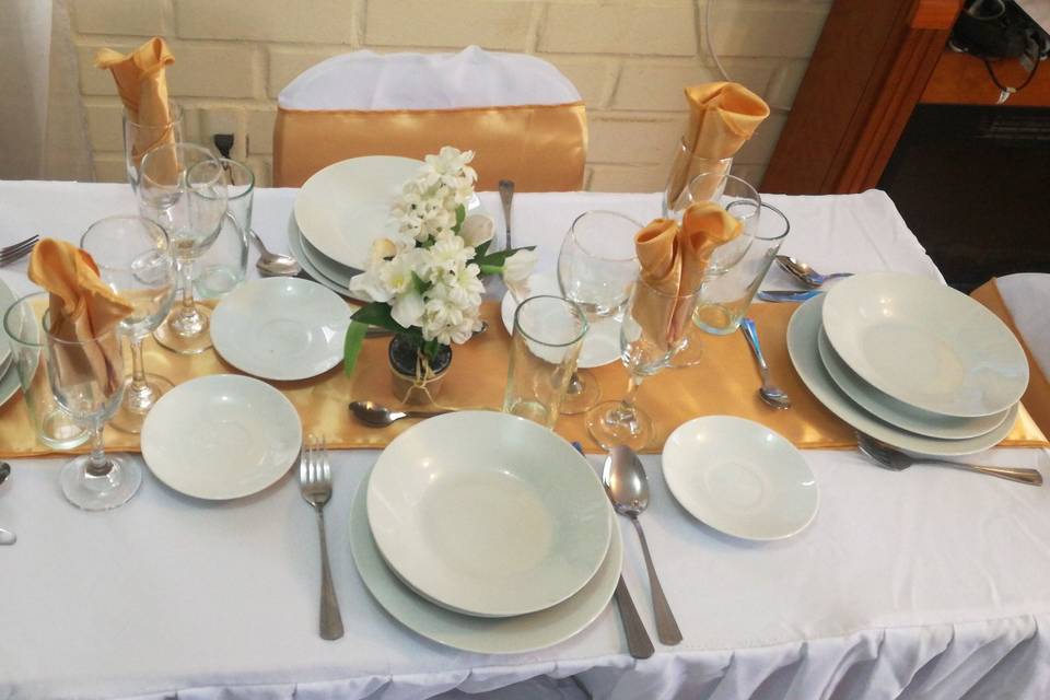 Eventos Doras, Decoración
