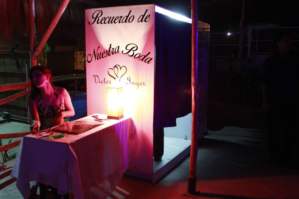 Fotoparty, Fotocabinas