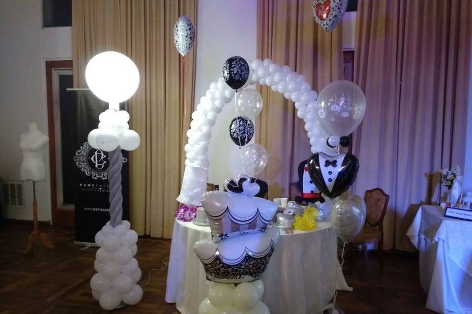 Globouquets, Decoración
