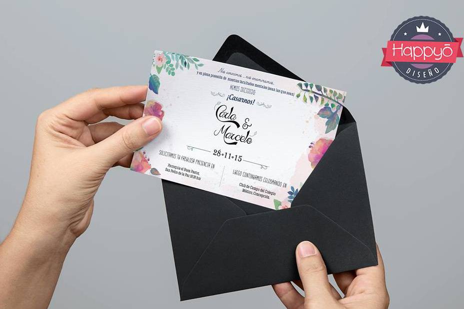 Happyo Invitaciones, Invitaciones