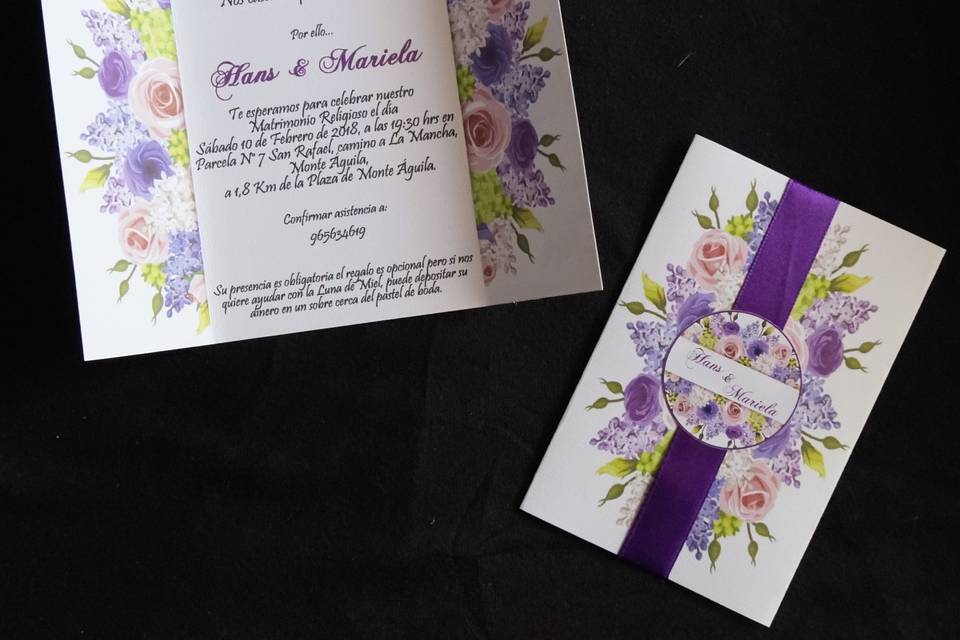 Huellitas de Papel, Invitaciones