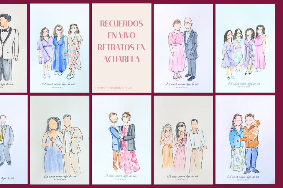 Momentos Pintados, Recuerdos