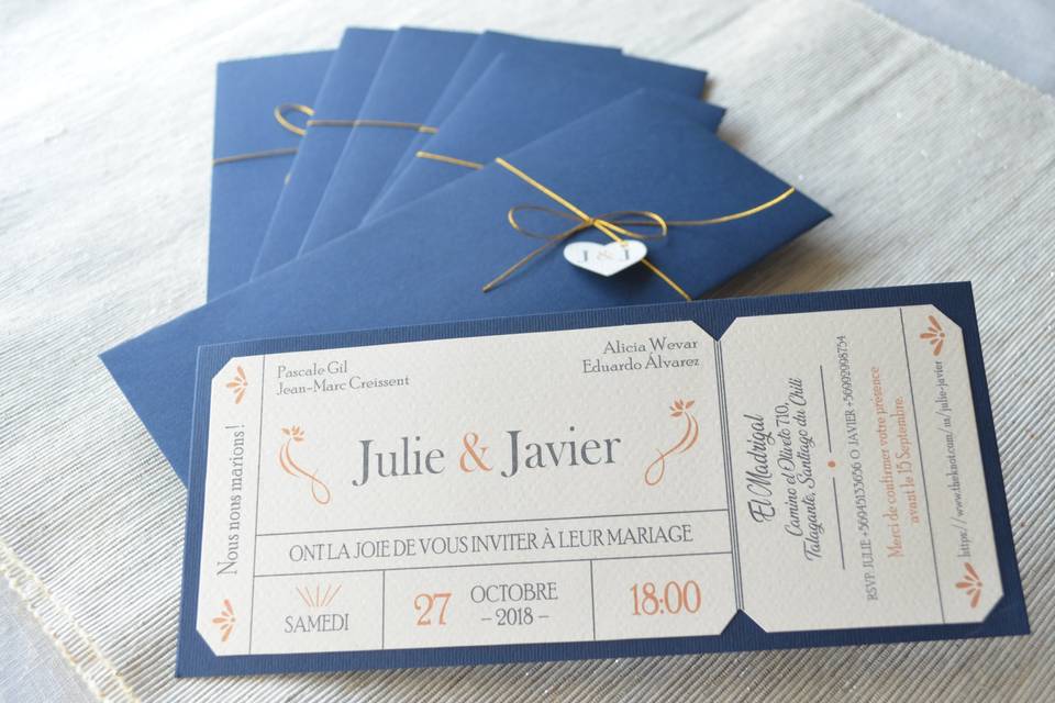 Moments to go, Invitaciones