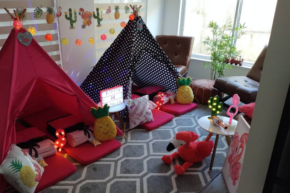 Pijamadas Tipi, Animación