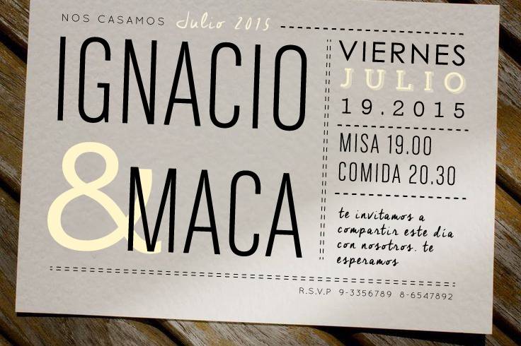Sello Diseño, Invitaciones