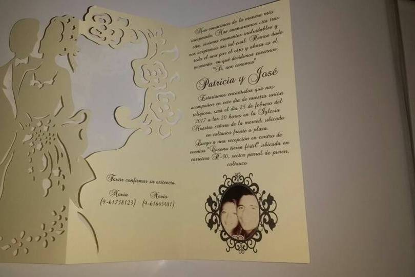 Tarjetas TresD, Invitaciones
